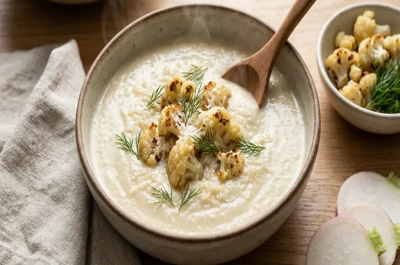 【あさイチ】かぶと焼きカリフラワーのポタージュの作り方 渡辺康啓さんのレシピ（12月15日）
