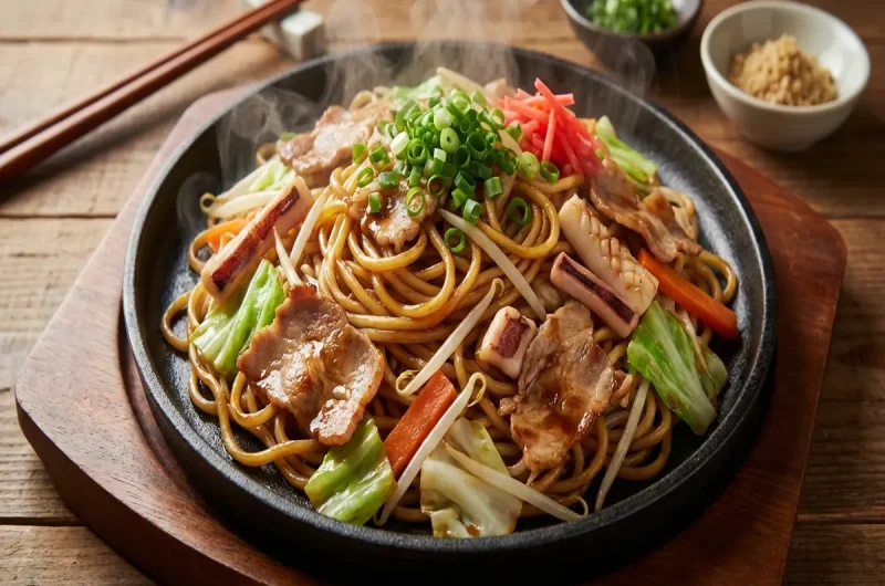 【きょうの料理】オイスターソース焼きそばのレシピ作り方荻野恭子さん（12月13日）