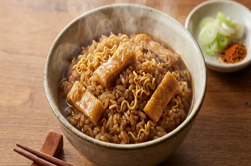 【林修のニッポンドリル】赤いきつねの炊き込みご飯赤いきつねアレンジレシピ作り方（12月22日）