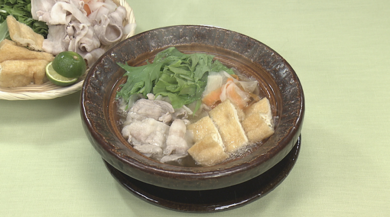 水菜と豚バラのはりはり鍋 大原千鶴 きょうの料理