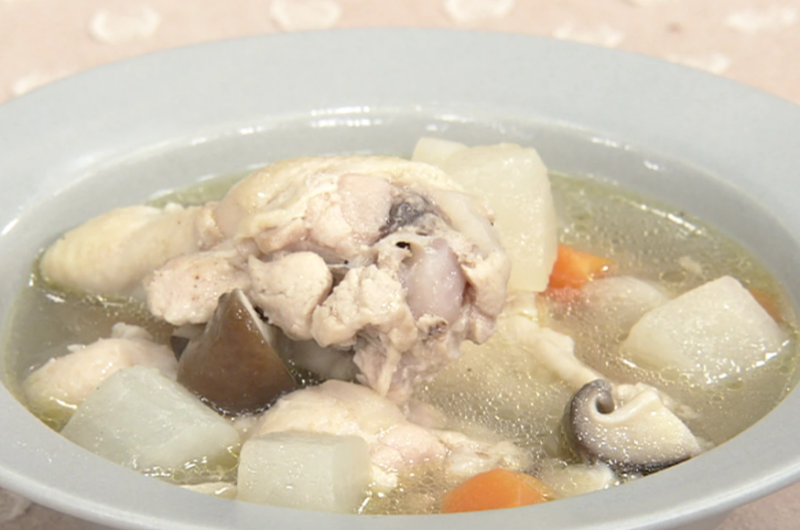 【きょうの料理】鶏手羽元とサイコロ野菜のスープの作り方 舘野鏡子さんのレシピ（2022年1月31日）