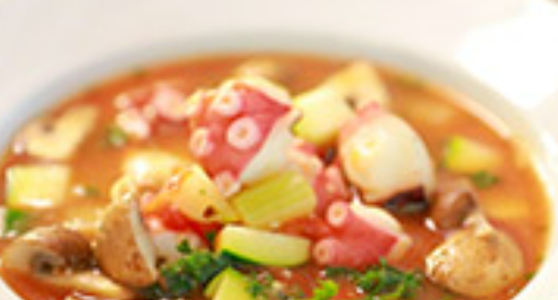 【土曜は何する】タコとズッキーニとセロリのトマトみそスープの作り方Atsushi式レンチン! MISOスープレシピ（2022年1月22日）