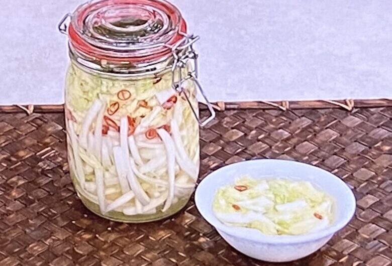 【きょうの料理】白菜の水漬け作り方本田朋子さん白菜アレンジレシピ（1月5日）