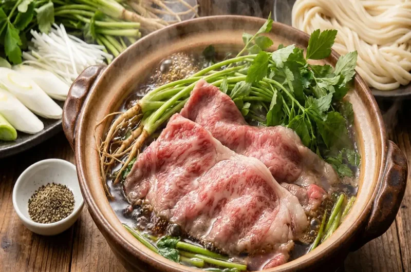 【男子ごはん】すきしゃぶ鍋（せり鍋）の作り方 新春厳選食材SPのレシピ（1月2日）