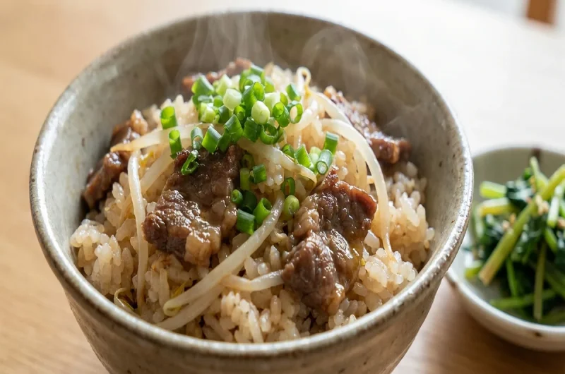 【あさイチ】牛肉と豆もやしの炊き込みご飯の作り方 コウケンテツさんのレシピ（2022年1月6日）