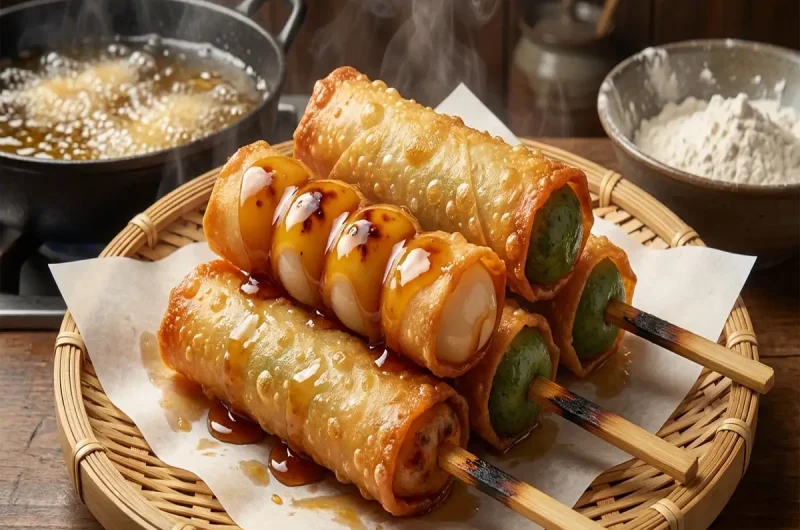 【平野レミの早わざレシピ】串だんご春巻きの作り方 2022初春（1月10日）