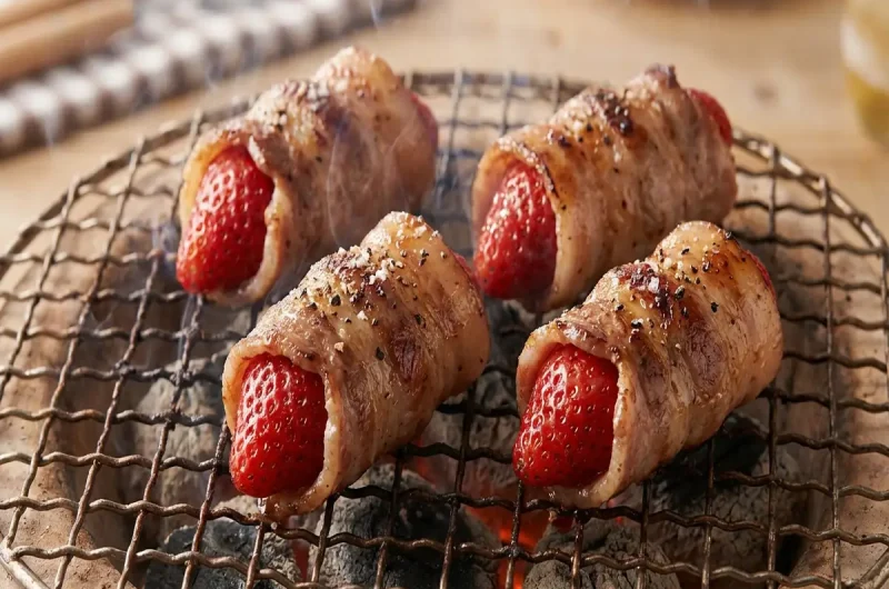 【カレン食堂】いちごの豚バラ巻き「友達から始まる恋」の作り方 滝沢カレンさんレシピ（2022年1月15日）