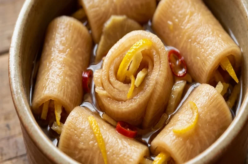 【きょうの料理】柚子巻き大根の甘酢漬けの作り方 杵島直美さんの大根の漬物レシピ（2022年1月17日）