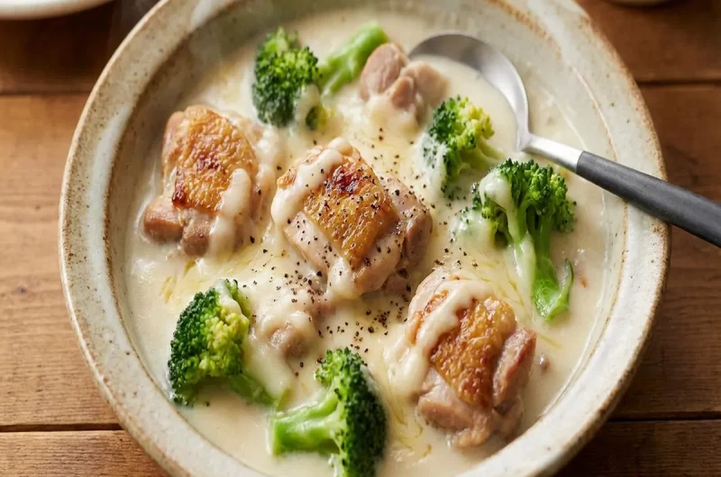 【ヒルナンデス】鶏肉とブロッコリーのチーズクリーム煮の作り方 松山絵美さんのレシピ（1月20日）