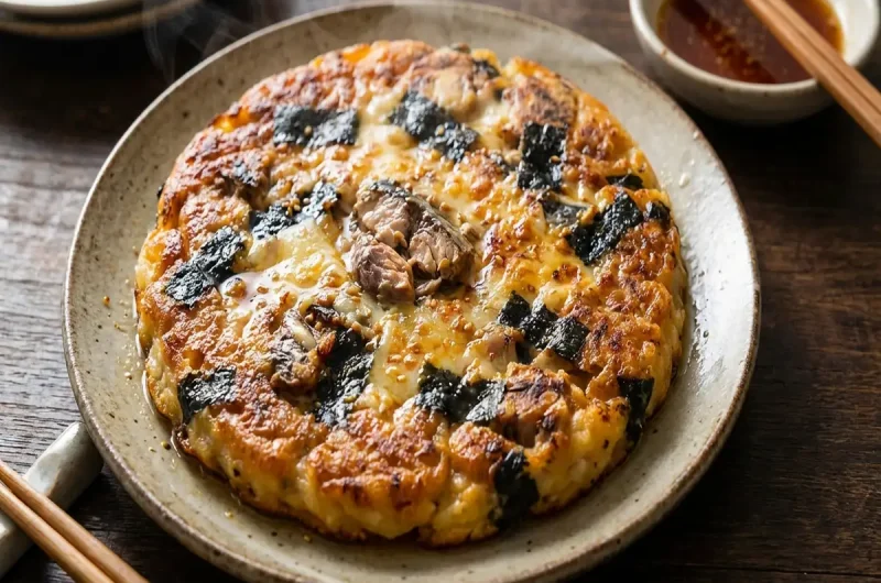 【ヒルナンデス】さば缶と豆腐のもちもち海苔チーズチヂミの作り方 松山絵美さんのレシピ（1月20日）