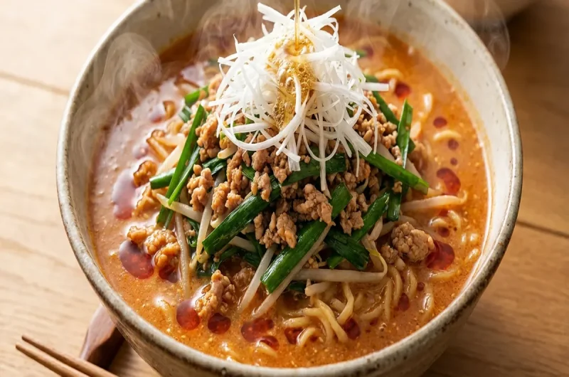 【ざわつく金曜日】辛ラーメンマイルド坦々麺の作り方 別府ちゃんのレシピ インスタント袋麺アレンジNo.1決定戦 （2022年1月21日）