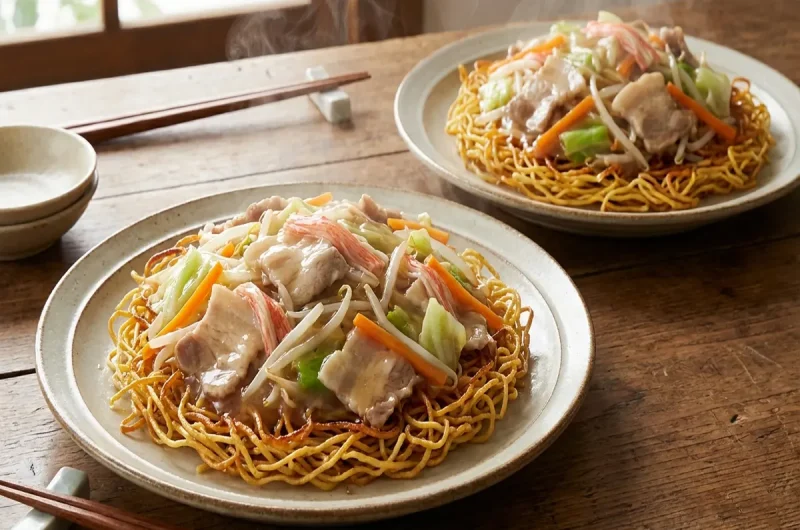 【ざわつく金曜日】マルちゃん正麺あんかけかた焼きそばの作り方 桂ポンポ娘さんのレシピ インスタント袋麺アレンジNo.1決定戦 （2022年1月21日）