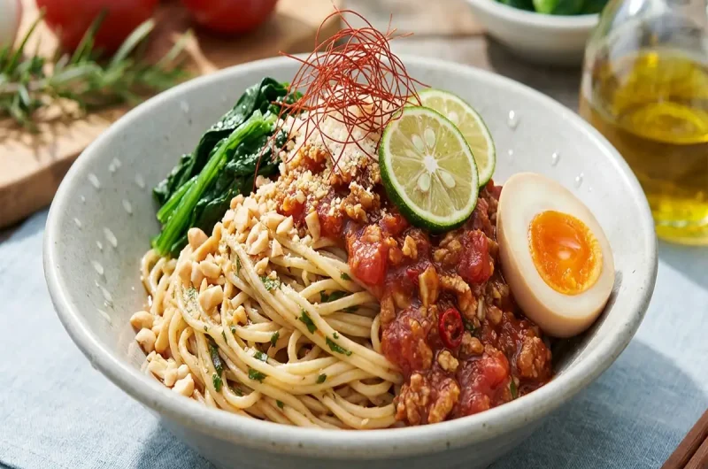 【ざわつく金曜日】サッポロ一番冷やし酸辣湯スペイン風の作り方 アビコタツヤさんレシピ インスタント袋麺アレンジNo.1決定戦 （2022年1月21日）