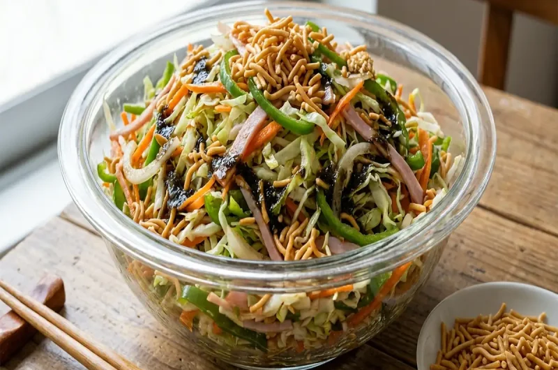 【家事ヤロウ】ベビースターコールスローサラダの作り方 和田明日香さんレシピ 大久保嘉人さんに伝授（2022年1月25日）