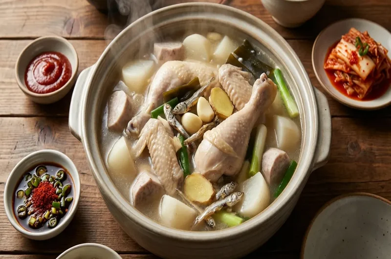 【きょうの料理】骨付き鶏の韓国風水炊きタッカンマリの作り方 栗原はるみさんの韓国料理レシピ