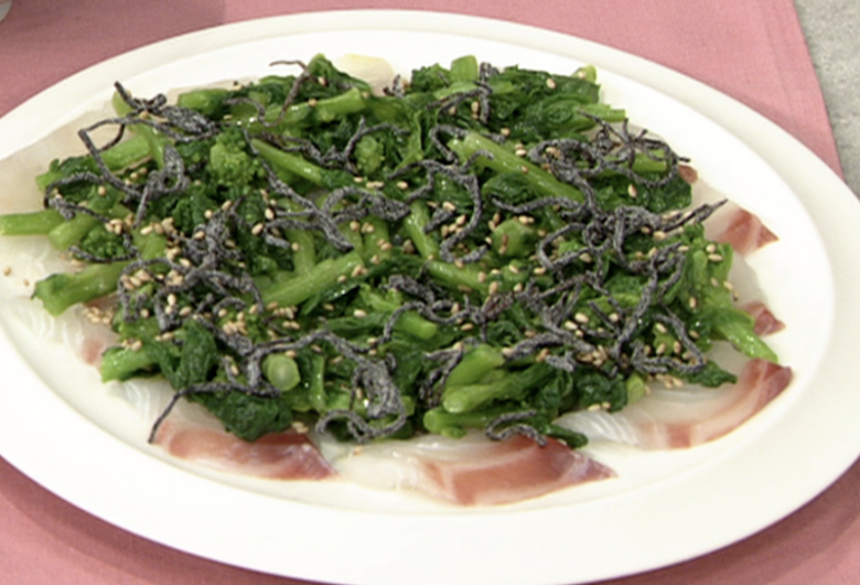 【きょうの料理】菜の花とたいのカルパッチョの作り方 笠原将弘さんの春野菜レシピ（2022年2月28日）