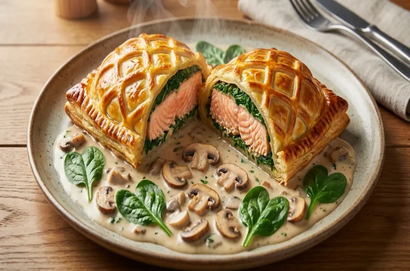 【あさイチ】サーモンのパイ包み マッシュルームソースの作り方 工藤敏之シェフのレシピ（2022年2月10日）