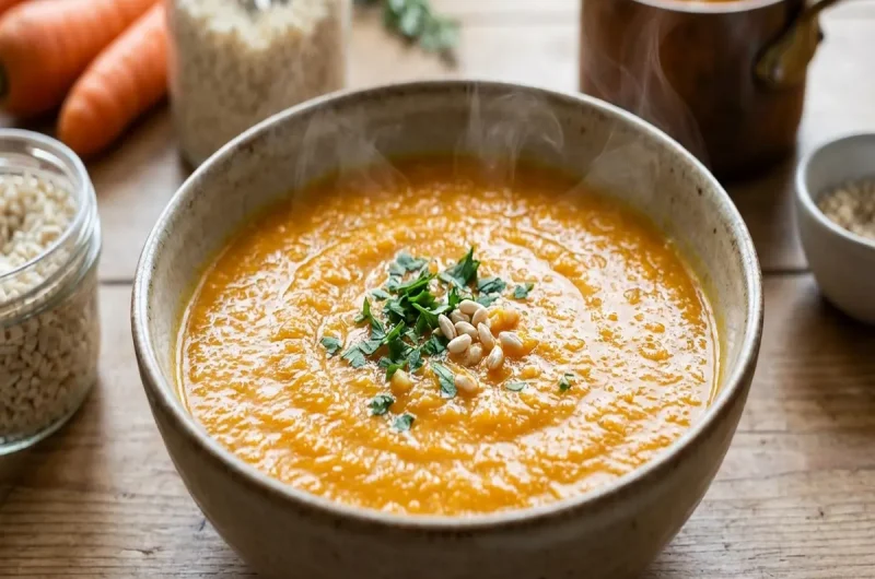 【きょうの料理】にんじんの塩こうじスープの作り方 大原千鶴さんの滋養スープレシピ（2022年2月14日）