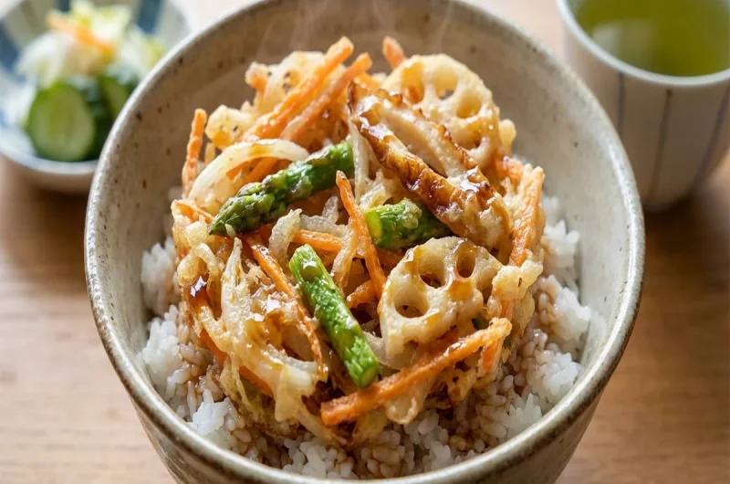 【あさイチ】春野菜のかき揚げ丼の作り方 杵島 直美さんのレシピ（2022年2月15日）