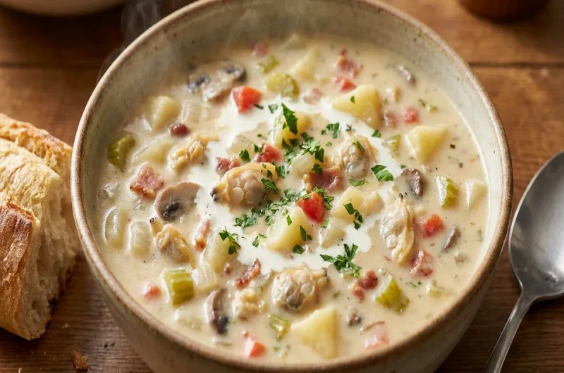 【きょうの料理】クラムチャウダーの作り方 樋口宏江シェフのプロ直伝レシピ（2022年2月16日）