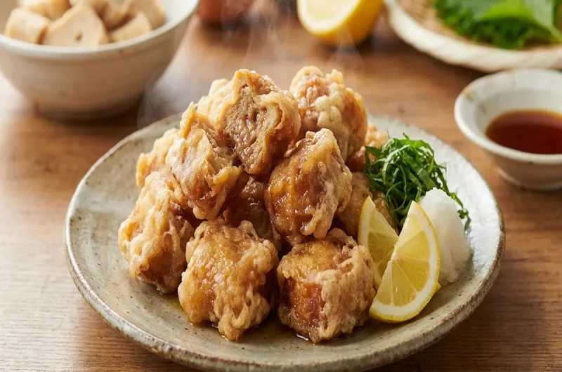 【ZIP】唐揚げ（車麩から揚げ）の作り方 置き換えレシピ（2月28日）