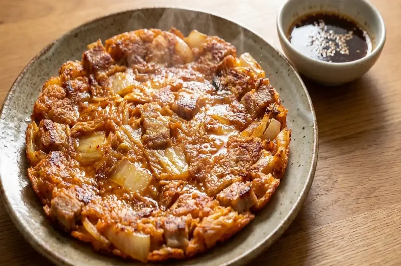 【ヒルナンデス】豚キムチチヂミの作り方 リュウジさんレシピ （2022年2月28日）