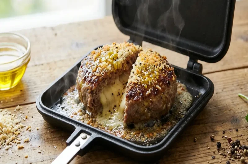 【ZIP】混ぜないハンバーグの作り方 ホットサンドメーカーレシピ（2月1日）