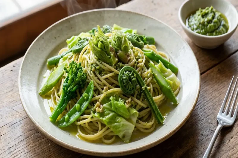 【あさイチ】ふきのとう風味 山菜パスタの作り方 ピアットスズキ鈴木弥平さんのレシピ（2022年2月1日）
