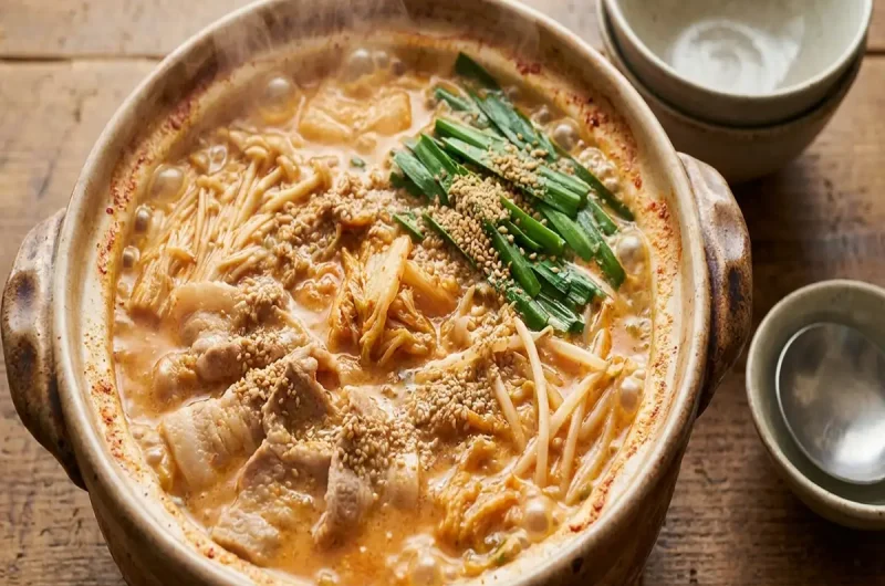 【きょうの料理】豚キムチ豆乳鍋の作り方 今井亮さんのレシピ（2022年2月1日）