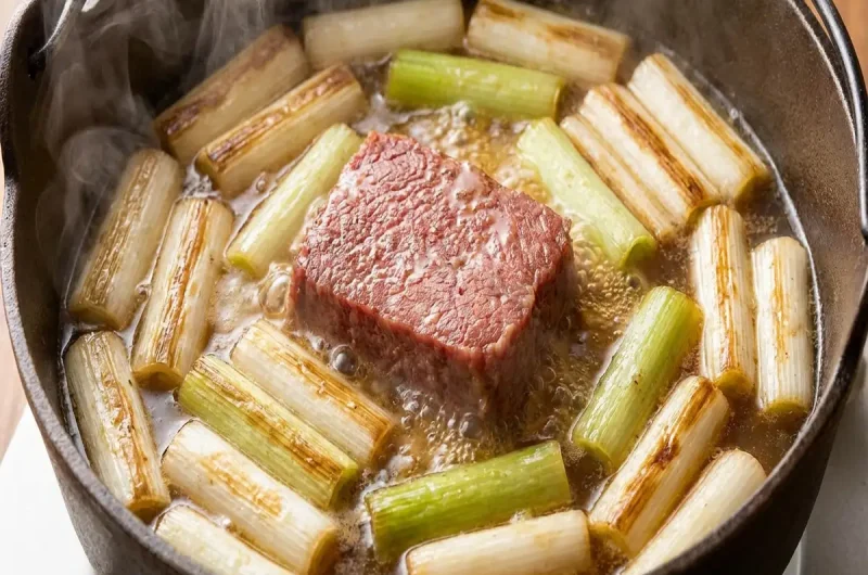 【スッキリ】ネギとコンビーフど真ん中鍋の作り方 ねぎレシピ（2022年2月3日）