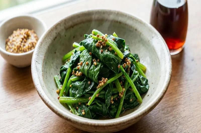 【相葉マナブ】ほうれん草の粒マスタード和えの作り方 ほうれん草アレンジレシピ（2022年2月6日）