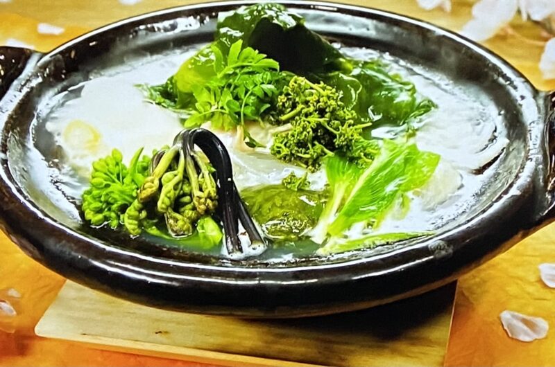 【ごはんジャパン】春の鍋焼きうどんの作り方 堀内さやかさんのわかめレシピ（2022年3月26日）