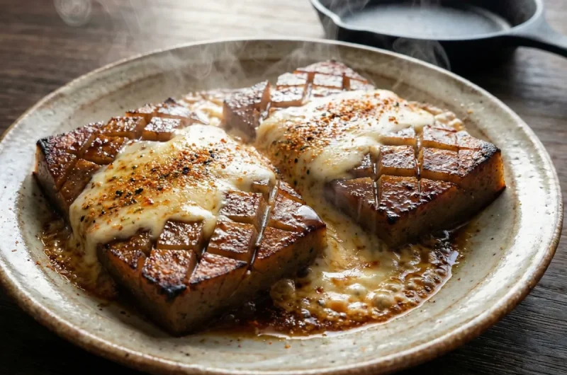 【相葉マナブ】こんにゃくのピリ辛チーズステーキの作り方 こんにゃくアレンジレシピ（2022年3月6日）