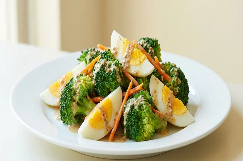 【ウワサのお客さま】ブロッコリーと人参と卵のゴマドレサラダの作り方 あみんさん節約レシピ 激安スーパーラムー食材（2022年3月4日）