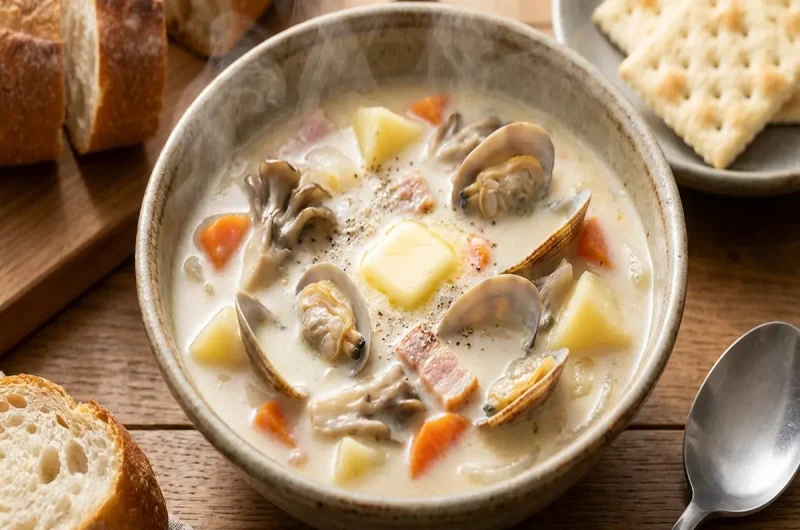 【ヒルナンデス】至高のクラムチャウダーの作り方 リュウジさん新玉ねぎレシピ （2022年3月7日）