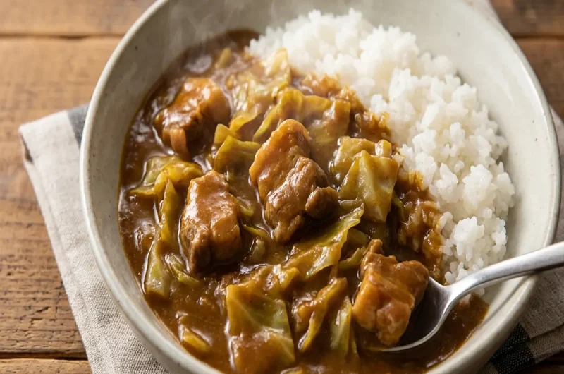 【きょうの料理】豚肉とキャベツの蒸し煮カレーの作り方上田淳子さんのレシピ（2022年3月7日）