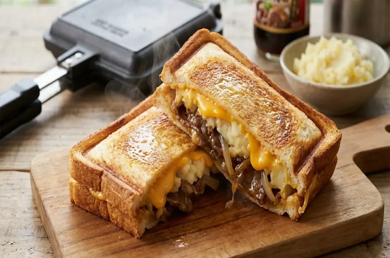 【スッキリ】牛肉×じゃがいもホットサンドの作り方 鳥羽周作シェフの褒めらレシピ（2022年3月8日）