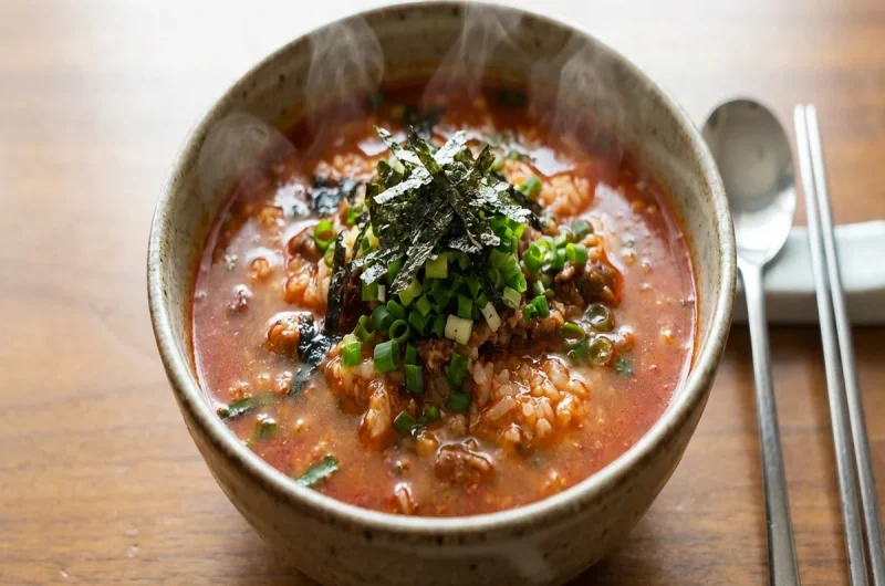 【家事ヤロウ】韓国風クッパスープの作り方 鶏だし＆焼肉ライスバーガーで業務スーパーアレンジレシピ 業スーBEST20商品（2022年3月8日）