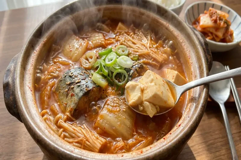 【きょうの料理】サバ缶チゲの作り方 上田淳子さんの電子レンジレシピ（2022年3月9日）