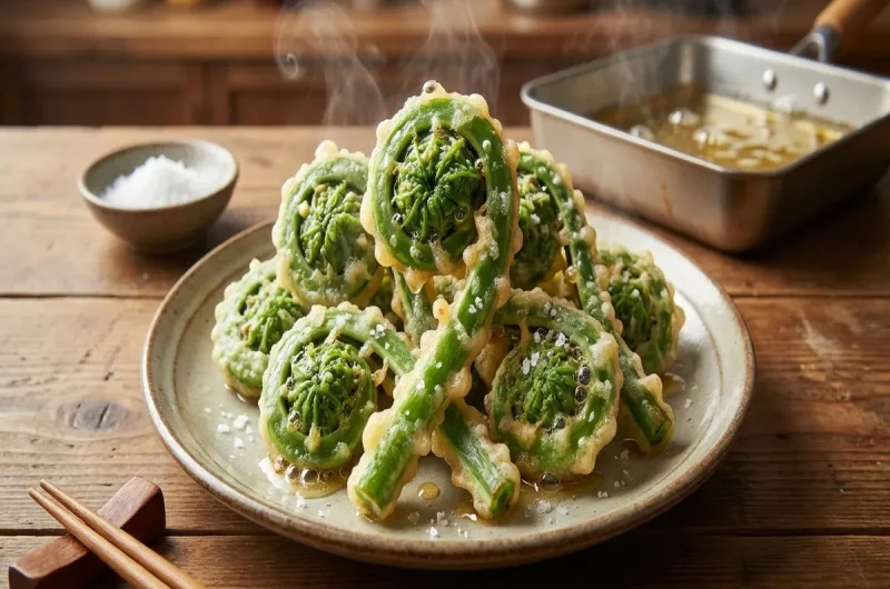 【きょうの料理】こごみの天ぷらの作り方 大原千鶴さんの春の行楽弁当レシピ（2022年3月09日）