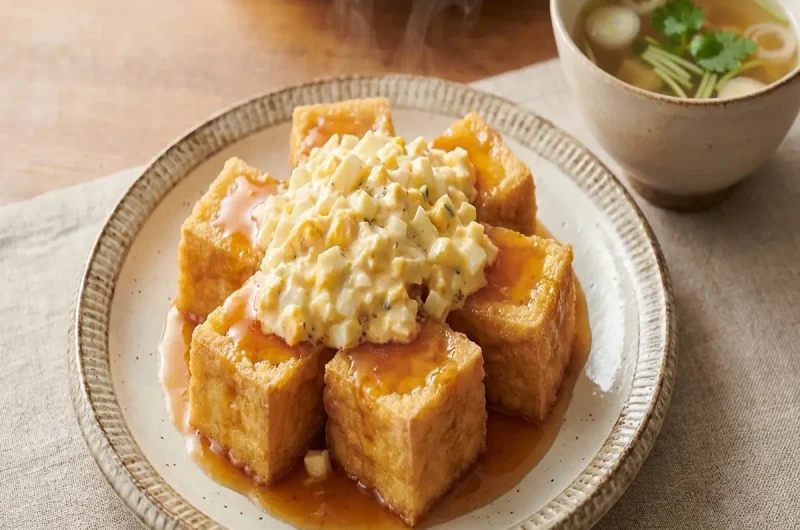 【めざまし8】豆腐南蛮＆スープの作り方 ずん飯尾さんのレシピ（2022年3月14日）