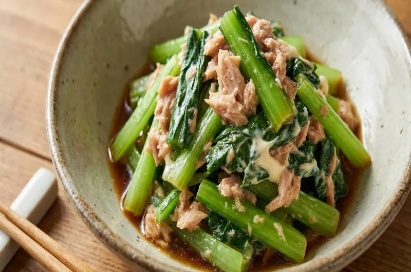 【めざまし8】こまツナ和えの作り方 和田明日香さんのレシピ（2022年3月15日）