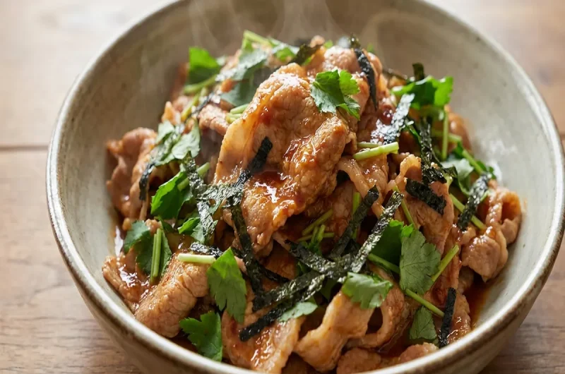 【めざまし8】韓国風やわらか豚しゃぶの作り方 和田明日香さんのレシピ（2022年3月15日）