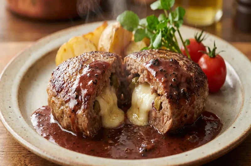 【博士ちゃん】チーズインハンバーグの作り方  こがけんさんアレンジレシピ（2022年3月19日）