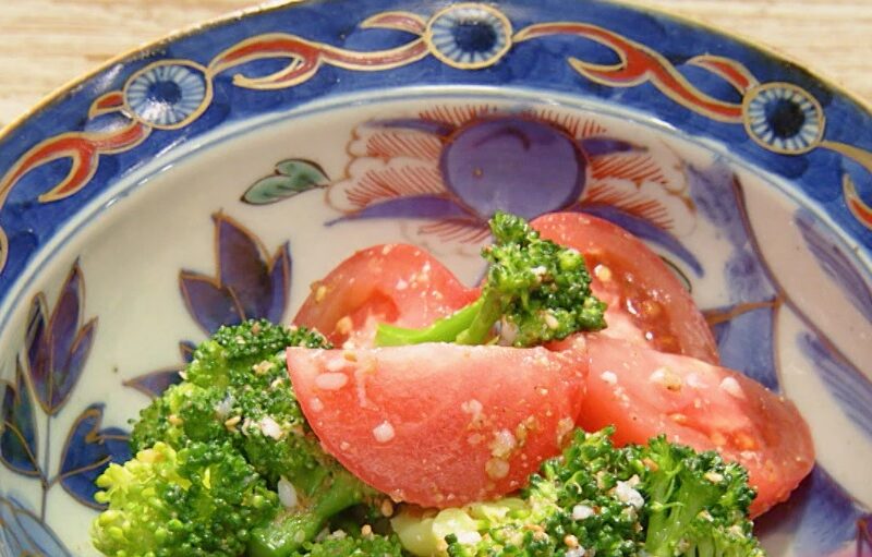 【きょうの料理】トマトとブロッコリーのサラダ塩麹ドレッシングの作り方冨永愛さんのレシピ（2022年4月20日）