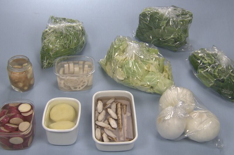 【きょうの料理】切りおき野菜の作り方 大原千鶴さんのフードロスを減らすレシピ（2022年4月13日）