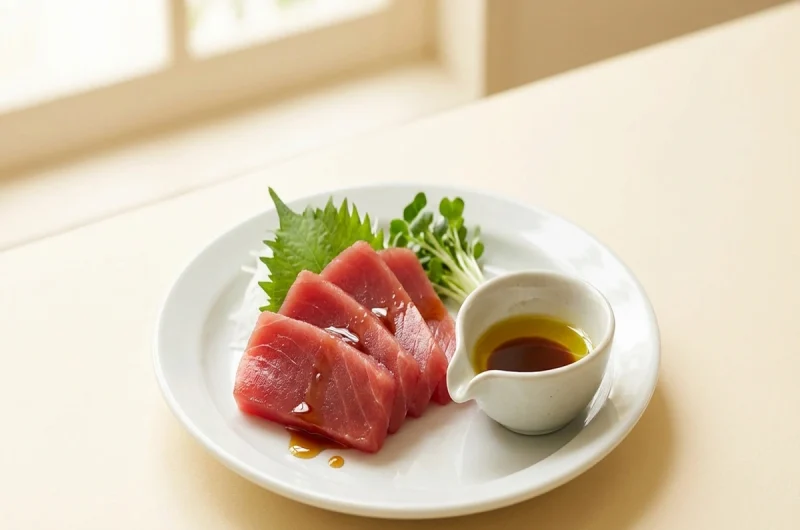 【トリセツショー】マグロのお刺身のレシピ 油の取説ショーちょい足し料理（2022年4月21日）