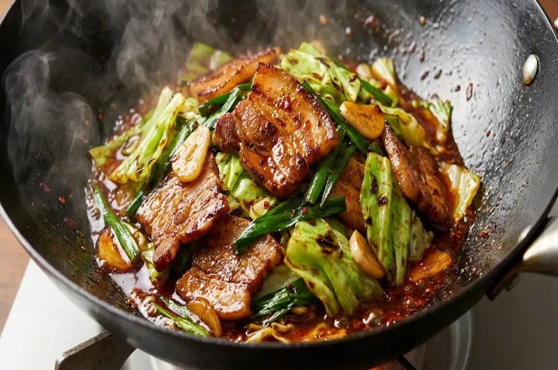 【きょうの料理】春キャベツの回鍋肉（ホイコーロー）の作り方 井桁良樹シェフの春キャベツ中華レシピ（2022年4月6日）