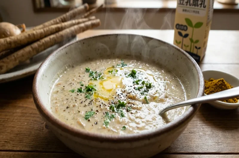 【きょうの料理】きんぴ〜ら〜豆乳スープの作り方 平野レミさんきんぴらごぼうアレンジレシピ（2022年4月13日）