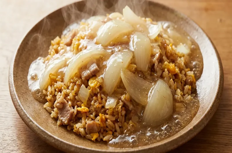 【相葉マナブ】新玉ねぎのあんかけチャーハンの作り方 新玉ねぎレシピ（2022年4月17日）